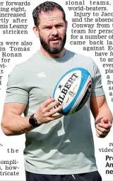  ??  ?? Pressure: Andy Farrell needs a win