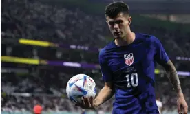  ?? Injury. Photograph: Manu Fernández/AP ?? Christian Pulisic has been cleared to play against the Netherland­s after suffering a pelvic