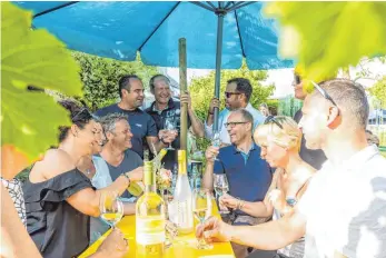  ?? ARCHIVFOTO: CHRISTIAN FLEMMING ?? Die Lindauer Winzer freuen sich aufs „Komm und See“– bei jedem Wetter.