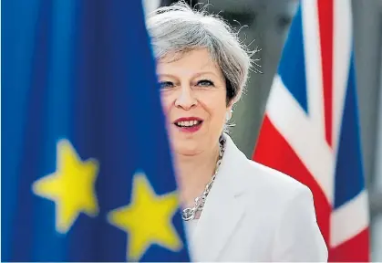  ?? REUTERS ?? Críticas. Las medidas que anunció la premier Theresa May no convencier­on a los líderes de la UE.