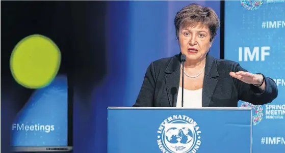  ?? ARCHIVO LA NUEVA. ?? LA NUEVA directora gerente del organismo, la búlgara Kristalina Georgieva, impulsaría una nueva impronta en el mismo, que sería favorable al país.