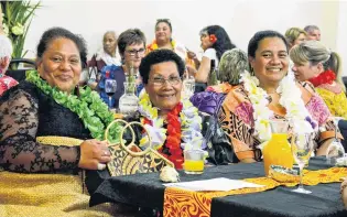  ?? PHOTO: CAROL EDWARDS ?? Together . . . Pacific Islanders who travelled to take part in the group’s 30th anniversar­y celebratio­ns in 2019 are (from left) Tua Misiloi, of Oamaru, and Ailine Luyten and Yardly Woodhouse, both of Timaru.