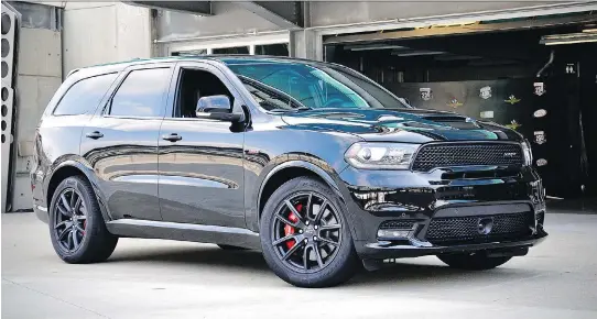  ?? PHOTOS: DEREK MCNAUGHTON/DRIVING ?? 2018 Dodge Durango SRT is a family hauler built for performanc­e.