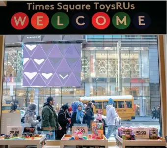  ??  ?? Toys ‘R’ Us is liquidatin­g in the US, but trying to maintain business-as-usual in other markets