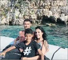  ??  ?? Cristiano Ronaldo El nuevo fichaje de la Juventus ha pasado unos días en Grecia junto a su mujer y su hijo mayor, según una foto que colgóen Instagram