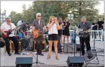  ?? PHOTO BY MICHAEL RENZI ?? Foster Campbell and Friends rocked The Marketplac­e in 2017. The band will return to the Concerts by The Fountain series with a performanc­e on July 7.