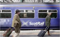  ??  ?? ScotRail: Fares have risen by an average of 3.2 per cent