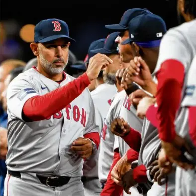  ?? LINDSEY WASSON/ASSOCIATED PRESS ?? When this season is over, will Alex Cora cash in with a team willing to spend money?