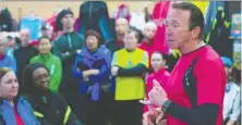  ?? WARD PERRIN/FILES ?? Running Room founder John Stanton says the Sun Run is a great goal, but it doesn't have to be the end of your fitness journey.