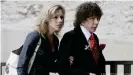  ??  ?? Phil Spector (pictured with his then-third wife) was jailed in 2003 for the murder of a Hollywood actress
