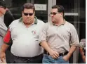  ?? THE HAMILTON SPECTATOR FILE PHOTO ?? Angelo Musitano, right, with Pat Musitano in September 1998.