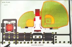  ??  ?? Site plan by Lewis Architects & Engineers