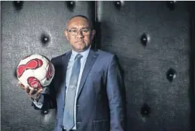  ?? Photo: Rijasolo/AFP ?? On the ball: Ahmad Ahmad has been elected head of the CAF, forcing the incumbent out after 29 years in office.