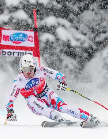  ?? OLIVIER MORIN/GETTY IMAGES/FILES ?? France’s David Poisson, seen in 2013, died on Monday after a crash during downhill training at Nakiska, roughly an hour’s drive west of Calgary. Poisson was 35.