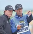  ?? STEVE FLYNN, USA TODAY SPORTS ?? Phil Mickelson and his caddie, Jim “Bones” Mackay, had worked together since 1992.