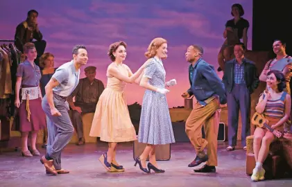  ?? COURTESY ?? Corbin Bleu, from left, as Joe, Arianna Rosario as Gloria, Danielle Wade as Jane and Gilbert L. Bailey II as Phil in “Summer Stock,” now playing at the Goodspeed Opera House through Aug. 27.