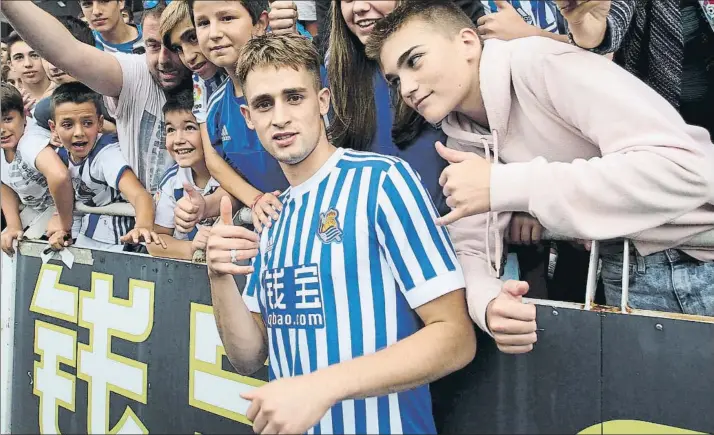  ?? FOTO: UNCITI ?? Adnan Januzaj es la gran apuesta de la Real para la presente temporada. El joven delantero belga tendría que convertirs­e en uno de los referentes ofensivo del equipo txuri urdin