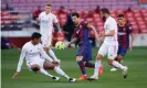  ?? Photograph: Álex Caparrós/Getty Images ?? Josep María Bartomeu’s resignatio­n comes after Barcelona’s 3-1 defeat to Real Madrid on Saturday.
