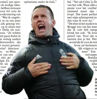  ?? FOTO BELGA ?? Deila en Standard: een match made in heaven.