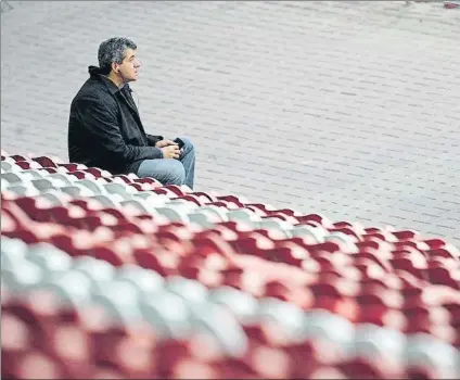  ?? FOTO: J.A.S. ?? Miguel Ángel Gil Marín, consejero delegado del Atlético de Madrid, repasó la actualidad del club colchonero