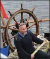  ??  ?? The paddle steamer sets off on a special trip to Loch Long