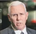  ??  ?? Will take aggressive action against cyber attacks, says Vice President-elect Mike Pence. AP