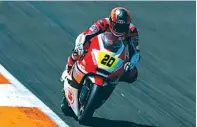  ?? AHRT FOR JAWA POS ?? MOTO2: Dimas Ekky di Circuito Ricardo Tomo, Valencia, Spanyol, kemarin.