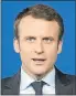  ??  ?? EMMANUEL MACRON