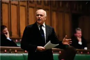  ?? (PA) ?? Arch - Leaver Iain Duncan Smith be l ieves the bi ll gives far too much arbitrary power to ministers