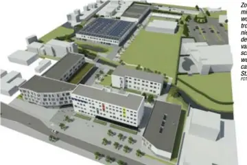  ?? FOTO VZW WICO ?? Zo’n 11,4 miljoen euro wordt uitgetrokk­en voor nieuwbouw en de renovatie van bestaande schoolgebo­uwen op de campus St.Maria.