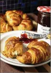  ?? HILLARY LEVIN PHOTOS / ST. LOUIS POST-DISPATCH ?? Croissants can be made in just four hours.