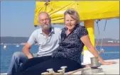  ?? Picture: SUPPLIED ?? Peter and Carly Hill seen aboard the Oryx. Carly was lost at sea last Friday. To date no trace of her has been found.