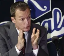  ?? ASSOCIATED PRESS ?? OFF TO THE BIG APPLE: Red Sox senior vice president of player personnel Allard Baird took a job yesterday with the New York Mets.