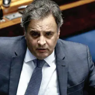  ?? Pedro Ladeira - 26.set.2017 ?? Aécio Neves, que foi afastado do Senado ontem por decisão do Supremo Tribunal Federal; tucano já havia sido obrigado a deixar cargo em maio passado