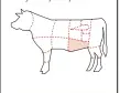  ??  ?? La falda ventral no solo proporcion­a carne para caldo, sino también músculos considerab­les como el “onglet” o el “M. rectus abdominis” (flanco). La grasa adherida y el tejido conjuntivo son flojos y se deberían retirar con la mayor limpieza posible.