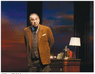  ?? (Courtesy Photo) ?? “When [C.S.] Lewis moved from vigorous debunker to believer, it wasn't obvious he would become the most influentia­l Christian writer of the past hundred years,” says Max McLean, who stars in and also wrote the script for “C.S. Lewis On Stage: Further Up & Further In,” coming to Walton Arts Center March 9.