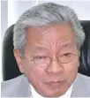  ??  ?? Tan Sri Datuk Amar Dr James Masing