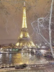  ?? ?? The iconic Ei›el Tower will be viewed during the highly anticipate­d Paris 2024 Olympic and Paralympic Games. The city will captivate billions of TV viewers worldwide.