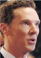  ?? — THE ASSOCIATED PRESS FILES ?? BENEDICT CUMBERBATC­H