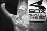  ??  ?? Before he jumped to the North Side, Harry Caray started singing ‘‘ Take Me Out to the Ball Game’’ when he was a White Sox broadcaste­r. SUN- TIMES FILES