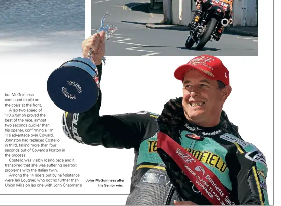  ??  ?? John Mcguinness after his Senior win.