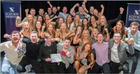  ?? ?? Winning the Talent Spot for the second year in a row was Crossroads YFC