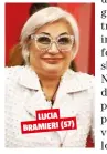  ??  ?? LUCIA BRAMIERI (57)