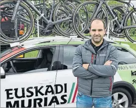  ?? FOTO: EUSKADI-MURIAS ?? Con premio Rubén Pérez está muy satisfecho del trabajo de sus corredores