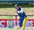  ?? PHOTOSPORT ?? Jake Gibson plundered a brilliant 96 in the Otago Volts’ win over the Canterbury Kings at Hagley Oval in Christchur­ch yesterday.