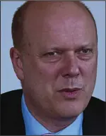  ??  ?? Lumbering leader: Chris Grayling