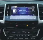  ??  ?? Within the new dash, you’ll find a large central touch screen.