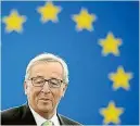  ??  ?? Kommission­schef Juncker