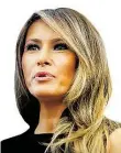  ?? DPA-BILD: BRANDON ?? Wehrt sich öffentlich: Melania Trump