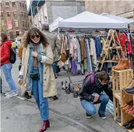  ?? (SIPA) ?? The Brooklyn Flea in the neighborho­od of DUMBO.